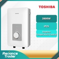 Toshiba TWH-38WMY Pemanas Air Elektrik Segera Putih 240V, 50Hz, 3800W