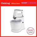 Sharp EMS60WH Stand Mixer 3.4L Putih - Alat Pengacau Multifungsi dengan 5 Tetapan Kelajuan