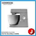 Kenwood KVL4100S Chef XL Stand Mixer 6.7L Kapasiti, Logam Disisihkan, Perak