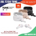 JBL Tune 230NC TWS - In-ear Headphones dengan Bateri Panjang dan Pengurangan Kekisaran Aktif (ANC)