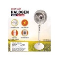 Quạt sưởi Halogen Saiko MF-1285 - 1000W, Công nghệ sưởi carbon, Tự động ngắt khi quá tải nhiệt