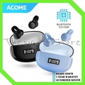 Acome AE01 Headset Earphone Bluetooth 5.3 Klip Desain Tanpa Masuk Telinga OpenSoft - Black & Blue