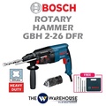 Bosch GBH 2-26 DFR Rotary Hammer with SDS plus - Alat Bor Profesional untuk Konstruksi dan Renovasi