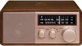 Sangean WR-16SE AM/FM Bluetooth Analog Tuner Radio - Dark Walnut Wood with Rose Gold Faceplate