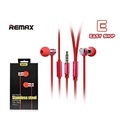 Remax RM-565i Stainless Steel In-ear Earphone - Merah, Emas