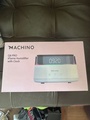 Machino Q8 PRO 桌上型加濕機 0.15L 白色 黑色 火焰燈影 時鐘 鬧鐘