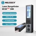 Mileseey M120 Pro เครื่องวัดระยะเลเซอร์ พกพาสะดวก วัดได้แม่นยำ