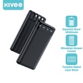 KIVEE 10000mAh Power Bank Putih - Kapasitas Besar, Ringan & Aman dengan Proteksi Lengkap