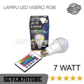 visero RGB Lampu LED Bohlam E27 7W