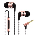 SoundMAGIC E80C In-ear Earphones with Mic - Silver, Gold, Blue, Red (13g)