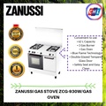 Zanussi ZCG930W Freestanding Gas Cooker - Putih, 62L Kapasiti, Teknologi Pure Blue Flame