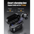 ZNT N3 BT 5.0 Earphone Bluetooth Wireless Earbuds W Charging Case Hitam