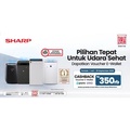 Sharp DW-T30FY-H Dehumidifier - Pemurni Udara & Pengering 30L Abu-abu