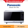 Panasonic NN-GF574M Microwave Oven 27L - Hitam & Stainless Steel, 950W, 23 Menu Auto Cook