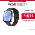 HUAWEI WATCH FIT 3 - Jam Tangan Digital AMOLED 1.82" dengan Pelacak Aktiviti dan Pantauan Jantung
