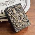 ZORRO 912S Heavy Armor Brass Kerosene Lighter - Korek Api Kuningan Tahan Lama