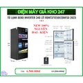 Tủ lạnh Beko Inverter 371 lít RDNT371E50VZDHFSU - Ngăn đá trên, màu xám đậm