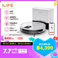 ILIFE V9 Pro หุ่นยนต์ดูดฝุ่นและถูพื้น ระบบนำทางไจโรสโคป แรงดูด 3000Pa สีดำ