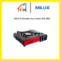 Milux KK-2002 Portable Gas Cooker - Kuali Stand, Sirim Certified, 1.4kg, 343mm x 284mm x 113mm