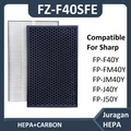 Pemuruh Udara Sharp FP-F40Y - Putih, 30m², HEPA & Deodorizer Filter