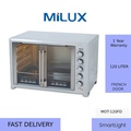 Milux MOT-120FD Oven Elektrik 120L Stainless Steel