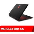 MSI GL63 8RD Laptop Gaming 15.6 inci Hitam Core i7-8750H GTX 1050 Ti