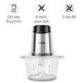 Máy xay thịt Magic Eco AC-15 - Dung lượng 2L, màu Đen, đa chức năng