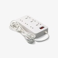 Ổ cắm kéo dài Rạng Đông OC06 - 6 ổ cắm, 2m dây, chống quá tải