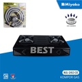 Miyako KG-202 CE Kompor Gas 2 Tungku - Hitam