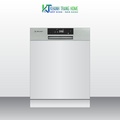 Máy rửa chén bán âm Malloca MDW14-S08SI - 14 bộ, màu Inox, tiết kiệm nước 5.4L/chu kỳ