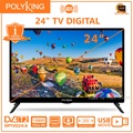 TV Digital 24 Inch Polyking HPTVD24-A - Resolusi Tinggi dan Suara HD