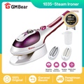 GM Bear 1035 Setrika Uap - Pengaturan Suhu Berbeda, Anti-Drip System, Sikat Panjang dan Pendek