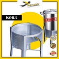 Metallogy K 003 Gas Stove Stand untuk Kuali Dapur Hawker dan Wok