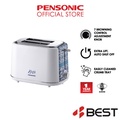Pensonic PT-930 Batik Series Toaster - Putih dengan Motif Batik, 2 Slot, 7 Tetapan Suhu