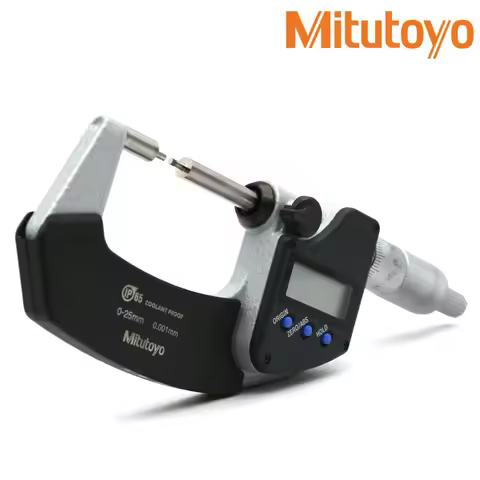 Mitutoyo 331-261-30 - Panme Đo Ngoài Điện Tử Đầu Nhỏ, IP65, Kích Thước 0-25mm/0.001mm