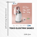 Sanex Teko Listrik Stainless Steel STL-2151 - Electric Kettle 1.5L