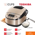 Toshiba RC-18DR1NMY Digital Rice Cooker 1.8L - Gold and Black
