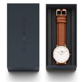 Daniel Wellington Classic Durham 36mm - Jam Tangan Unisex Klasik Dengan Tali Leather Light Brown