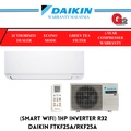 Daikin FTKF25C 1HP Inverter Air Conditioner R32 Built-in WiFi