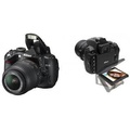 Nikon D5000 DSLR Camera - APS-C CMOS Sensor, 12.3MP, Phase Detect AF, 2.7" Fully Articulated LCD