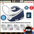 Tefal SV6116 Express Essential Steam Generator Iron - 2200W, 5.3 Bar Tekanan Uap, Kapasiti Tangki Air 1.4L, Biru & Putih