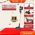 Corvan K18: 2-in-1 Cordless Vacuum Cleaner & Mop | Ultra-cyclone Technology | Wet & Dry Cleaning | Biru