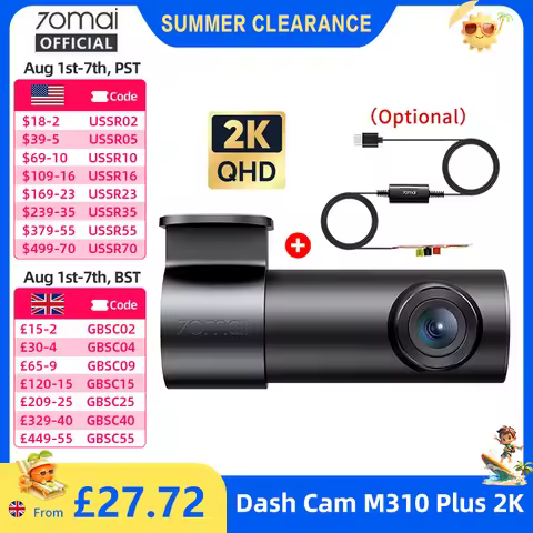 70mai M310 - Camera Hành Trình Ghi Hình 2K Siêu Nét