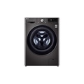 LG FV1450H2B Mesin Basuh dan Pengering 7kg Kapasiti Keringan, Pintu Depan, Hitam Besi