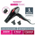 Pengering Rambut Hairdepot Professional Air-expert H-2000, 2000W, 41 lps, 2.8m Kabel, Plastik Berkualiti Tinggi
