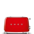 Toaster Retro Style 50's Smeg TSF01RDEU 2 Slot Merah