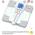 TANITA BC 587 Timbangan Badan Digital dengan Teknologi InnerScan dan Dual Frequency