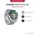 Huawei WATCH Ultimate - Jam Tangan GPS dengan Bahan Liquid Metal dan Layar LTPO AMOLED 1.5 Inci, Warna Expedition Black, Voyage Blue, Green, Blue