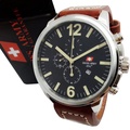 Jam Tangan Swiss Army SA2012CT - Chronograph Warna Coklat Tua