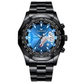 FNGEEN Luxury Jam Tangan Pria Analog Quartz Waterproof Stainless Steel